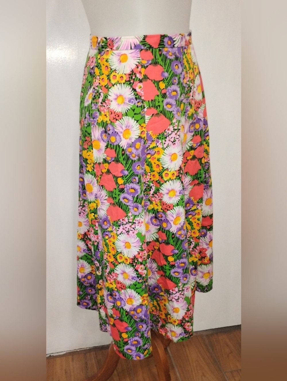 VINTAGE RADTKE COTTON FLORAL SKIRT